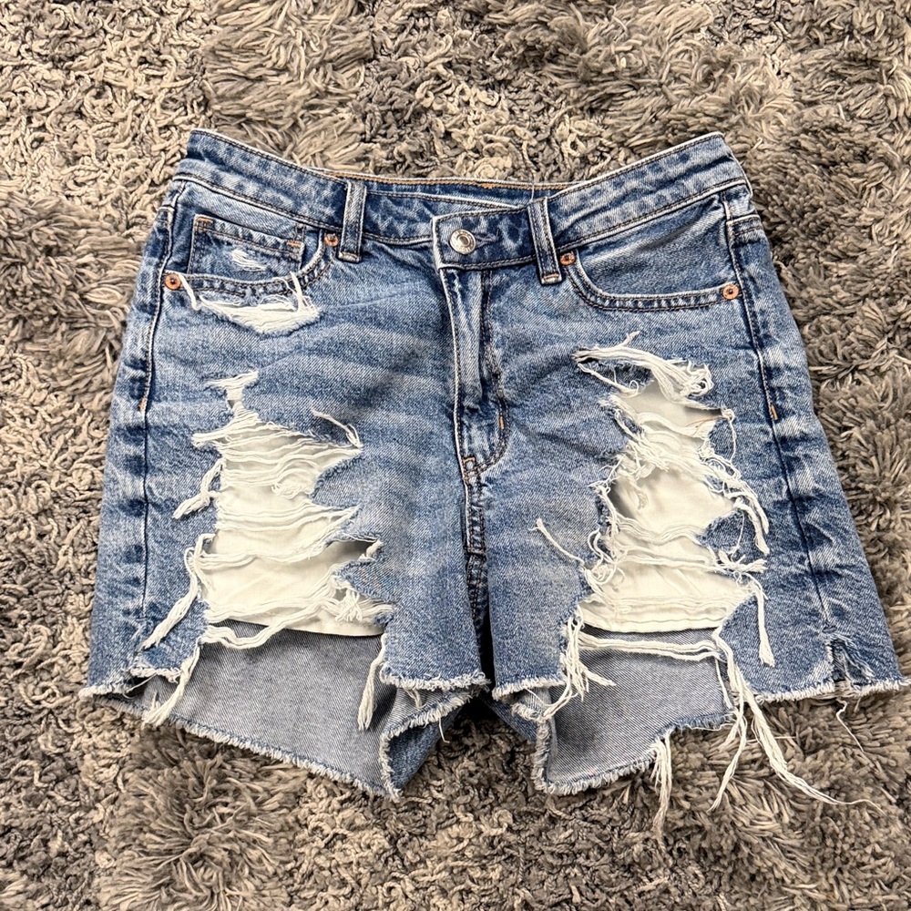 American Eagle Highest Baggy Shorts